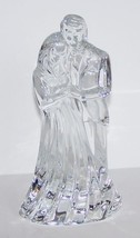 EXQUISITE WATERFORD CRYSTAL WEDDING BRIDE &amp; GROOM 7 1/4&quot; CAKE TOPPER/SCU... - $65.33