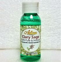 Artizen Clary Sage Essential Oil 1oz 100% PURE &amp; NATURAL NIP Sealed! - £10.20 GBP