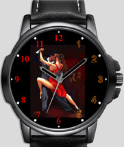 Vintage Dance Tango Portrait Art Unique Wrist Watch FAST UK - £43.16 GBP