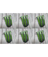 Lot of 6 Monster Energy Drink Logo Lapel Tie Pin Green Black - $31.94 CAD