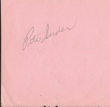 Pete Suder Signed 4.25x6 Album Page JSA A&#39;s - $29.69