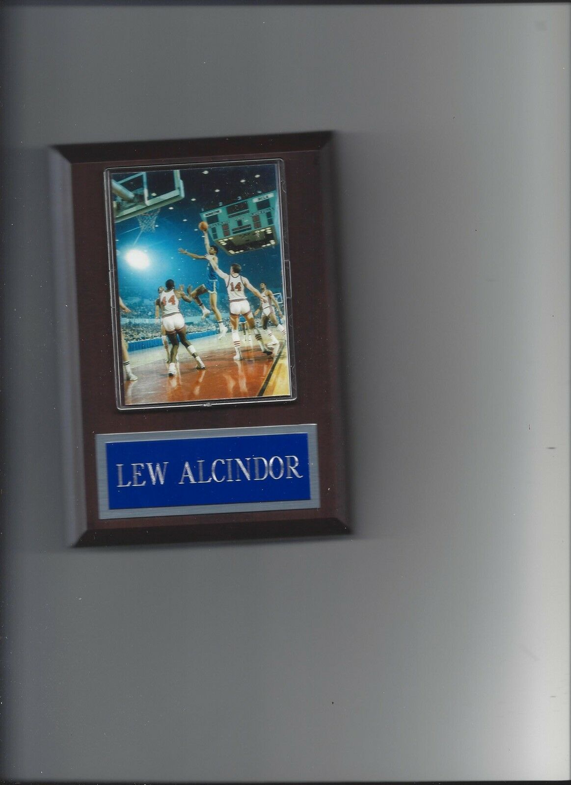 Primary image for LEW ALCINDOR PLAQUE UCLA BRUINS BASKETBALL NCAA