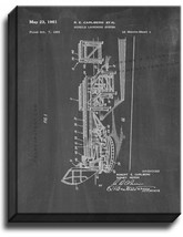 Missile Launching System Patent Print Chalkboard on Canvas - $39.95+