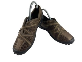 Privo By Clarks Sneakers Women 7.5M Shoes Brown Leather Stretch Comfort ... - $24.57