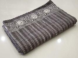 Traditional Jaipur Handmade Kantha Quilt Bedding Bedspread Bohemian Gudri Bedcov - £67.92 GBP