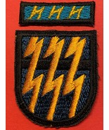 12th SPECIAL FORCES GRP, GREEN BERET FLASH AND CANDY STRIPER, CIRCA 1961... - $20.00