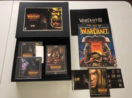 World of Warcraft III 3 Reign of Chaos 2002 Collector&#39;s Edition PC Complete Set - £93.41 GBP