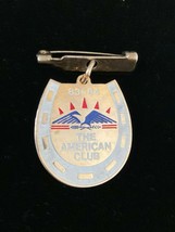 Vintage 1983-84 American Club Hong Kong Royal Jockey Club Lady&#39;s Badge - £38.77 GBP