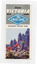 The Gray Line Victoria British Columbia Pocket Sized Sightseeing Tours B... - $15.84