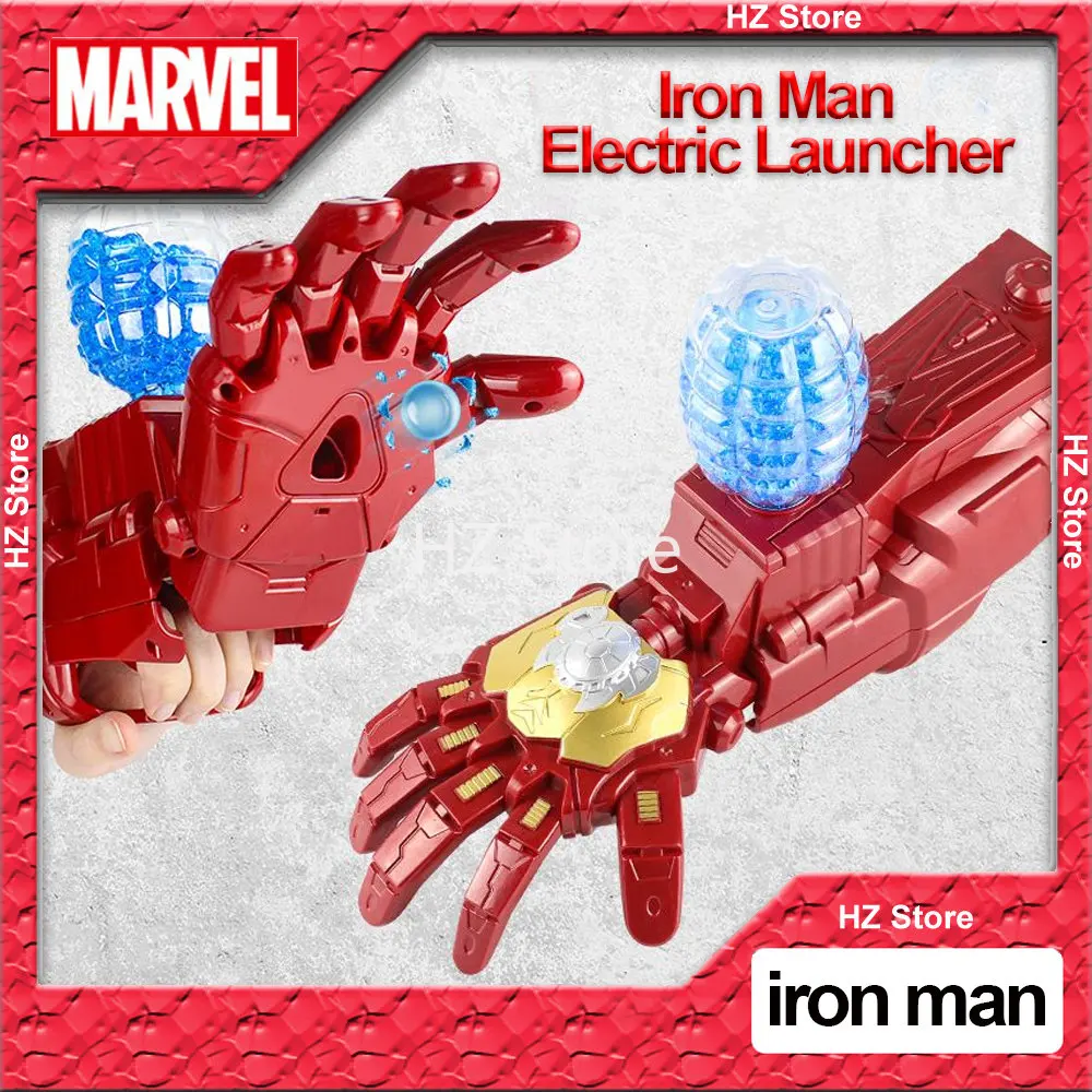 Marvel Iron Man Electric Arm Launcher Ironman Gel Blaster Water Bomb G - £20.87 GBP+