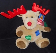 Vintage Fiesta Christmas Reindeer W/ Bendable Antlers Stuffed Animal Plush Toy - £28.38 GBP