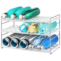 For Cabinet, Expandable Water Bottle Storage Rack, Water Bottle Shelf Storage Fo - £28.86 GBP
