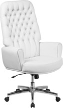 Flash Furniture High Back Traditional Tufted White Leathersoft Executive Swivel - £354.65 GBP