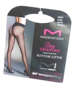 Maidenform Shaping Bottom Lifter Black Extra Large XL 0B994 20 Denier Sh... - £8.65 GBP