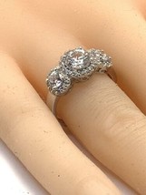 vintage SW sterling silver 925 CZ ring size 7 - £46.93 GBP