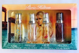 Paris Hilton 4 Pc 0.5 Oz Ea Gift Set Heiress Can Can Siren By Paris Hilton Women - £43.95 GBP