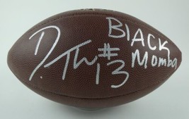 De&#39;Anthony Thomas Signed Football Autographed Black Momba Kansas City Chiefs - £63.69 GBP