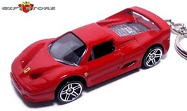 Rare!! Key Chain Ring Red Ferrari F50 V12 New Custom New Europe Italy Hot Wheels - £31.97 GBP