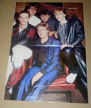 Duran Duran Magazine Photo Poster Clipping Vintage 1980&#39;s - $18.99