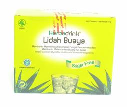 Herbadrink Lidah Buaya (Aloe Vera) - Sugar Free 5-ct, 50 Gram - £12.71 GBP
