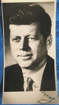 John Fitzgerald Kennedy Signed Photo 2.5x5 JFK Black and White No COA - £175.90 GBP