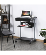 Office Adjustable Rolling Desktop Stand Desk Table Standing Height Table... - €76,20 EUR+