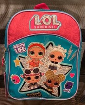 LOL Surprise Doll Glam Life 11&quot; School Preschool Mini Backpack Girls Kids NEW - £7.77 GBP