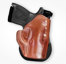 Fits Beretta APX Carry 9mm 3”BBL Leather Paddle Holster Open Top #1506# RH - £39.33 GBP