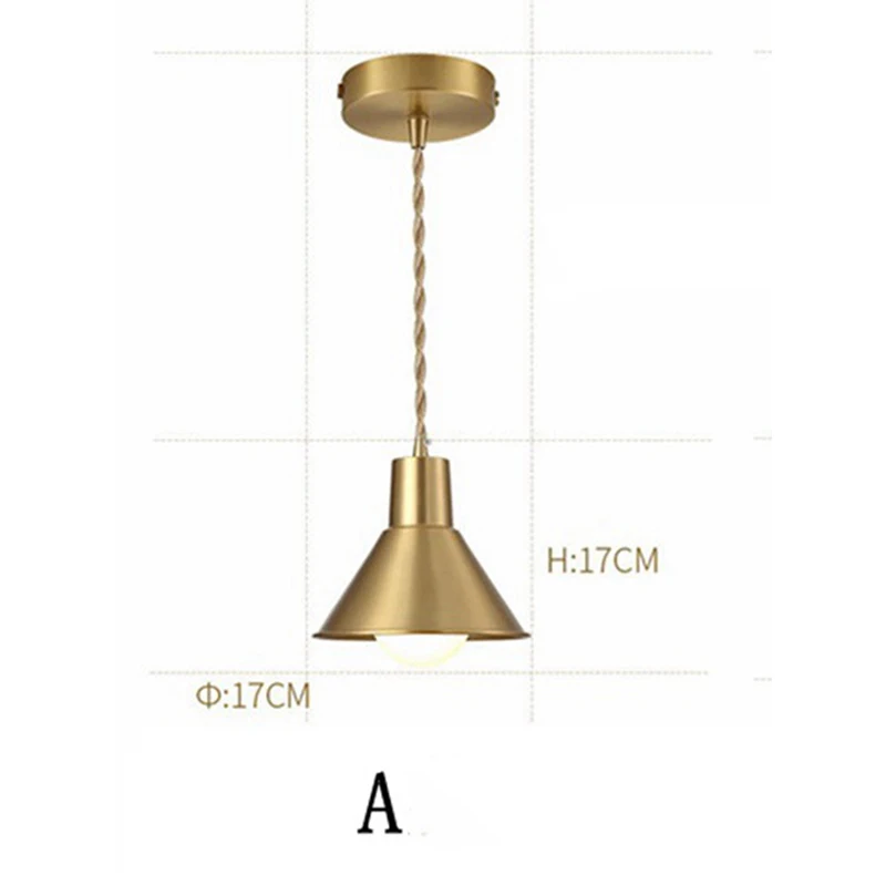  E27 Led Lights Gold  Chandeliers For room Kitchen Living Room Loft Hanging Lamp - £229.83 GBP