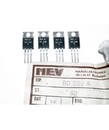 BD239A MEV 60V 2A 30W Si Silicon NPN Transistors BD239 TO220 NEW, 10pcs - £3.11 GBP