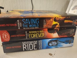 Lot of 3 James Patterson Maximum Ride series Books 1-3 The Fugitives FRE... - $345.76 MXN