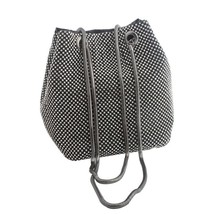 Boutique De FGG Rainbow Women Mini Chain Shoulder Purses and Handbags Crystal Cl - £18.98 GBP