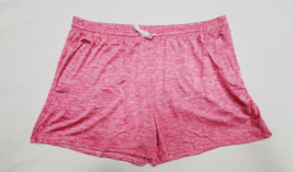 L- Real Essentials PINK Dry Fit Moisture Wicking Shorts w/2 Zip Pockets - £11.03 GBP
