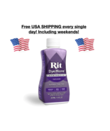 New Rit DyeMore Synthetic Fiber Dye Royal Purple Polyester Nylon Acrylic... - $319.69 MXN