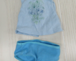 American Girl Blue Love Happiness sleeveless shirt flowers from Ruffled ... - $10.39