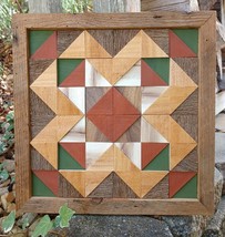 Wood Quilt Square with Gorgeous Wood Textures from Barn Wood - £47.95 GBP