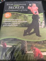Roger Fredericks Reveals Secrets to a Fundamental Golf Swing DVD NEW NIP - £6.78 GBP