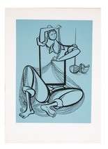 &quot;Fisherman&quot; by Yossi Stern Lithograph on Paper Limited Edition of 90 w/ CoA - £375.36 GBP