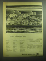 1945 American Export Lines Ad - art by Rockwell Kent - Victory follows the Ships - £14.54 GBP