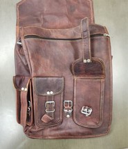 Unbranded Leather Laptop Backpack &amp; Satchel Bag - £48.25 GBP