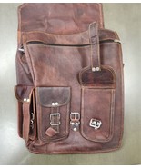 Unbranded Leather Laptop Backpack &amp; Satchel Bag - £48.11 GBP