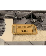 WOODSTOCK 1969 FOOD FOR LOVE CONCESSION TICKET COUPON JIMI HENDRIX JANIS... - £43.24 GBP