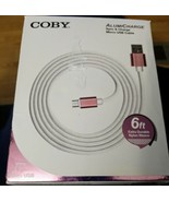 Coby AlumiCharge Sync &amp; Charge Micro USB Cable - £1.92 GBP