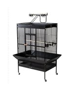Select Wrought Iron Play Top Parrot Cage Chalk White - $1,010.72 CAD
