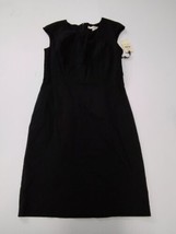 Emaline Black Stretch Cap-Sleeve Dress (4) - £18.92 GBP