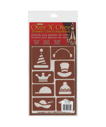 Armour Over N Over Glass Etching Stencil 5 X 8 Hat Time - €18,87 EUR