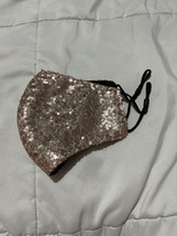 Sequin Glitter Fabric Shiny Fashion Bling Face Mask Washable Reusable Ro... - $46.57 MXN