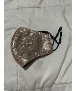 Sequin Glitter Fabric Shiny Fashion Bling Face Mask Washable Reusable Ro... - €2,12 EUR