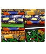 5 Yards Assorted African Fabric Ankara Prints-All Unique, No Repeats - £35.54 GBP