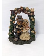 Boyds Bears Bearstone Figurine Wedding Grenville &amp; Beatrice True Love St... - $9.56